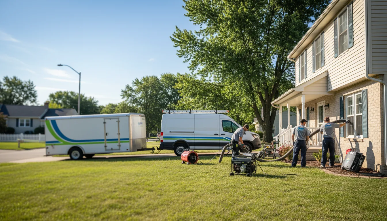 Flooded Basement Restoration And Cleanup With Repair in Kohler, WI near me